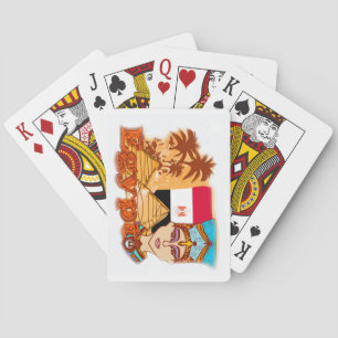 Cartes de jeu classiques égyptiennes de reine