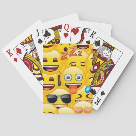 Cartes de jeu classiques Emoji (dos)