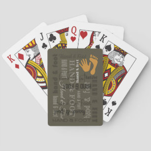 Cartes De Jeu Classiques Main & Pied