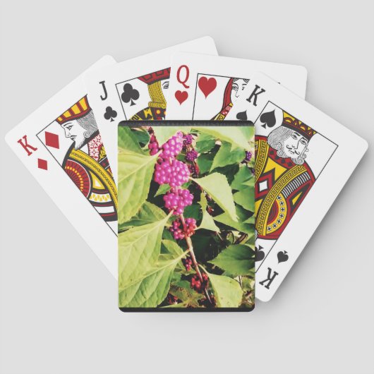 Cartes de jeu classiques Spring Berries (dos)