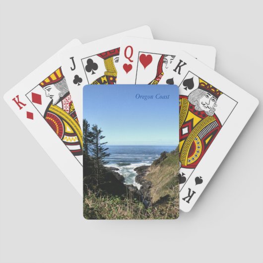 Cartes de jeu Coastal Inlet de l'Oregon (dos)
