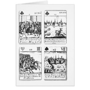 Cartes de jeu commémorant