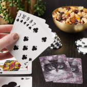 Cartes De Jeu Conception De Chat. (In Situ)