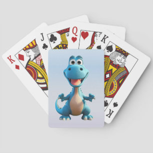 Cartes De Jeu Cute Dinosaur