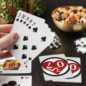 Cartes de jeu d'amour de coeur (In Situ)