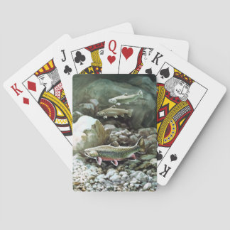 Cartes de jeu d'art de poissons