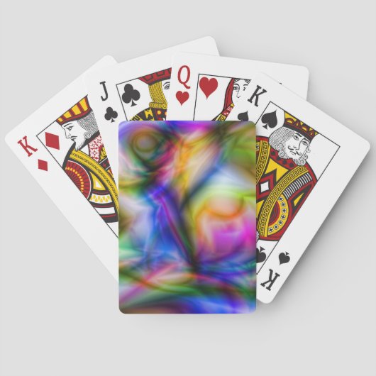 Cartes de Jeu d'Art Moderne Abstrait (dos)