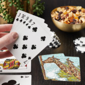 Cartes de jeu de baiser de girafe (In Situ)