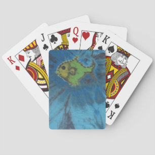 Cartes de jeu de bicyclette de colorant de cravate