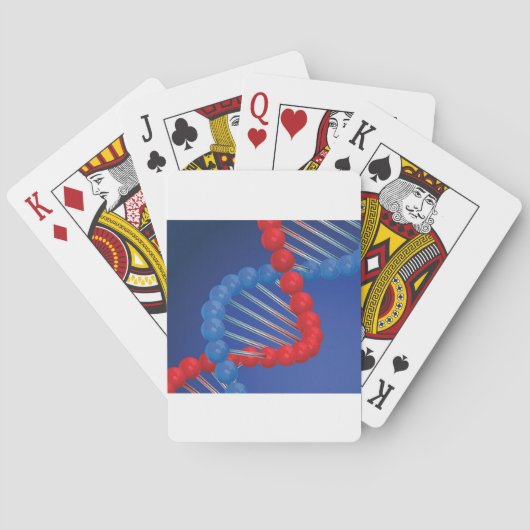 Cartes de jeu de brin d'ADN (dos)