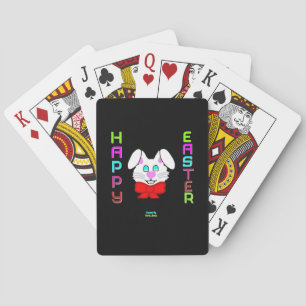 Cartes de jeu de Bunny de Pâques