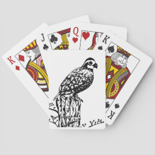 Cartes de jeu de caille
