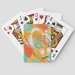Cartes de jeu de campeur