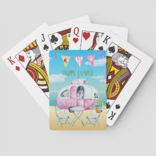 Cartes de jeu de campeurs