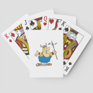 Cartes de jeu de chanteur d'opéra de Viking