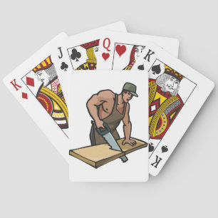 Cartes de jeu de charpentier
