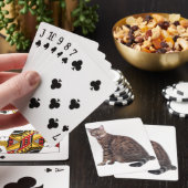 Cartes de jeu de chat du Bengale (In Situ)