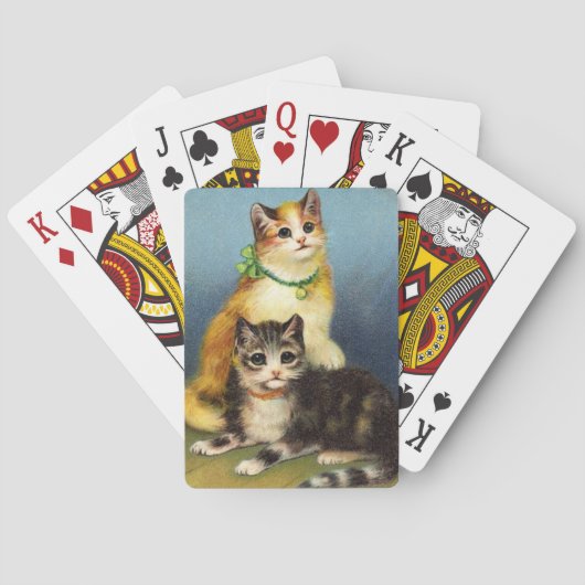 Cartes de jeu de chats (dos)