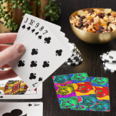 Cartes de jeu de chats de Marilyn (In Situ)