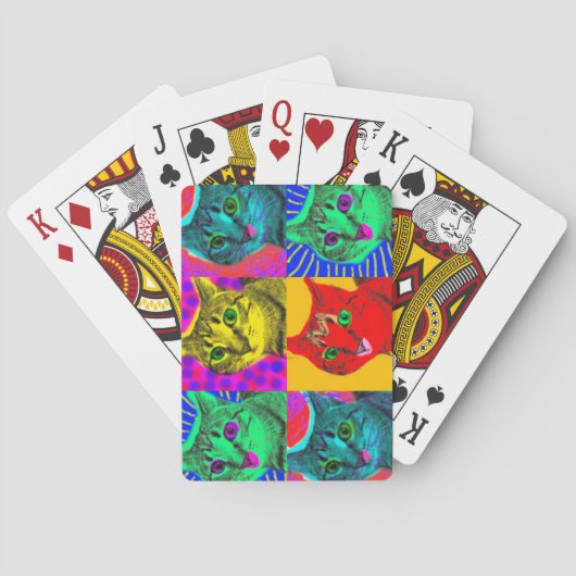 Cartes de jeu de chats de Marilyn (dos)