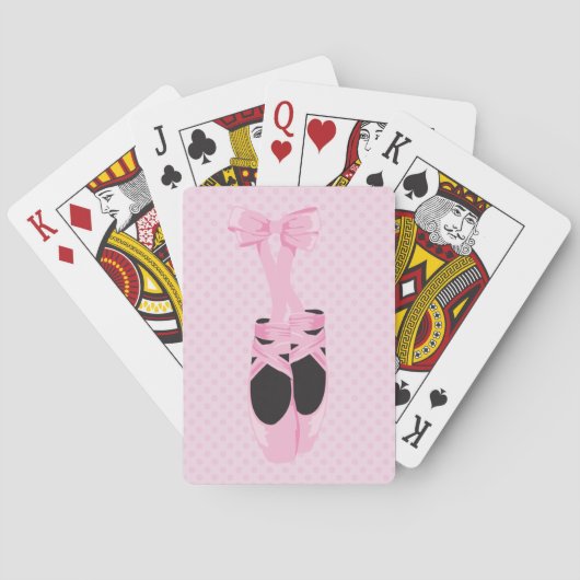 Cartes de jeu de chaussures de ballet (dos)