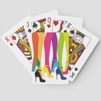 CARTES DE JEU DE "COLLANTS ET DE TALONS HAUTS"