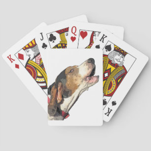 Cartes de jeu de Coonhound de marcheur de Treeing