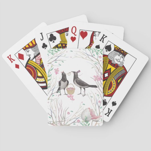 Cartes de jeu de corneilles (dos)