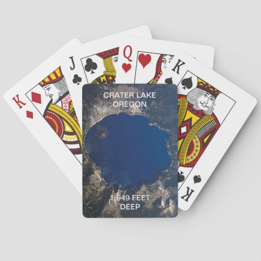 Cartes de jeu de Crater Lake (dos)