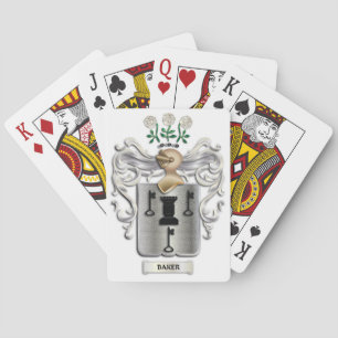 Cartes de jeu de crête de Baker