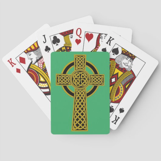 Cartes de jeu de croix celtique (dos)
