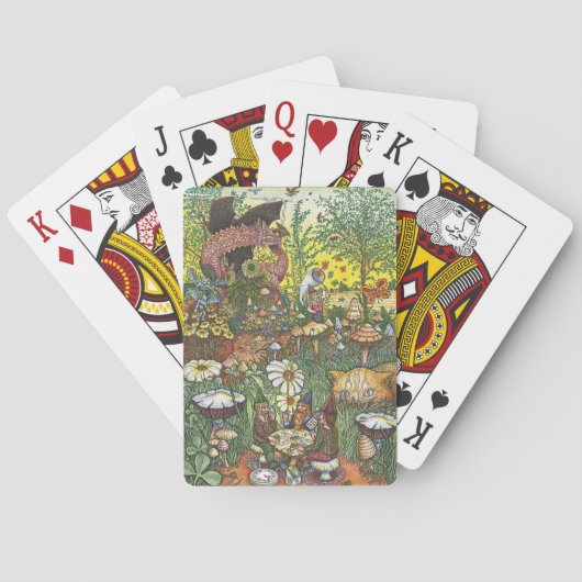 Cartes de jeu de cycle d'anneau (dos)