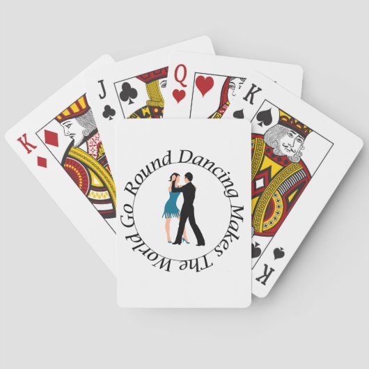 Cartes de jeu de danse ronde (dos)