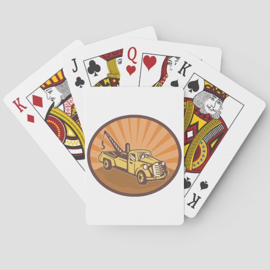 Cartes de jeu de dépanneuse (dos)