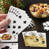 Cartes de jeu de doge (In Situ)