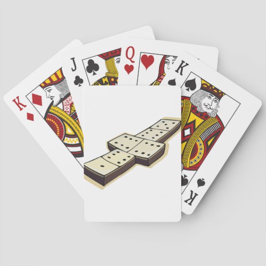 Cartes de jeu de domino (dos)