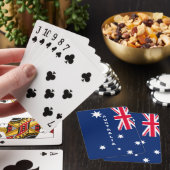 Cartes de jeu de drapeau de l'Australie (In Situ)