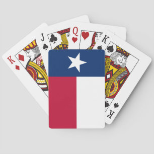Cartes de jeu de drapeau d'état du Texas