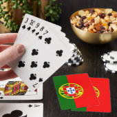 Cartes de jeu de drapeau du Portugal (In Situ)