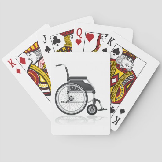 Cartes de jeu de fauteuil roulant (dos)