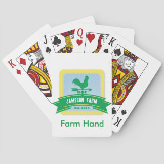 Cartes de jeu de ferme de Jameson