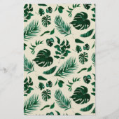 Cartes de jeu de Fête des mariées à thème tropical (Dos)