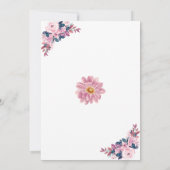 Cartes de jeu de Fête des mariées de bingo rose Fl (Dos)