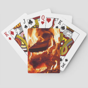 Cartes de jeu de feu de camp