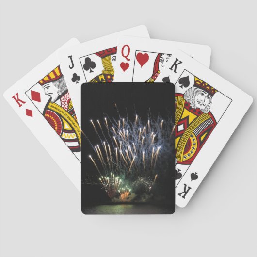 Cartes de jeu de feux d'artifice (dos)