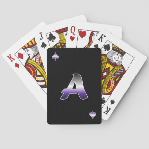 Cartes de jeu de fierté d'as