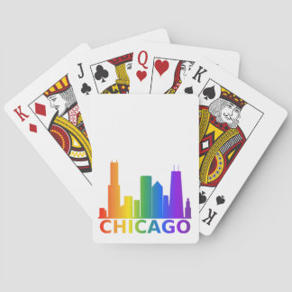 Cartes de jeu de fierté de Chicago