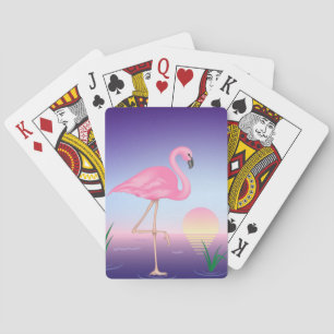 Cartes de jeu de Flamant rose