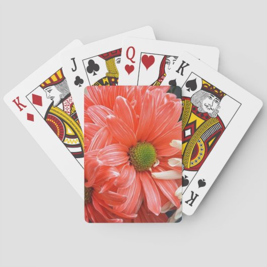 Cartes de jeu de fleur (dos)