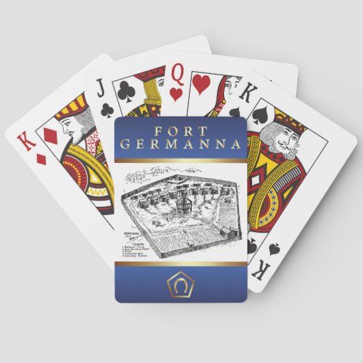 Cartes de jeu de Germanna de fort (dos)